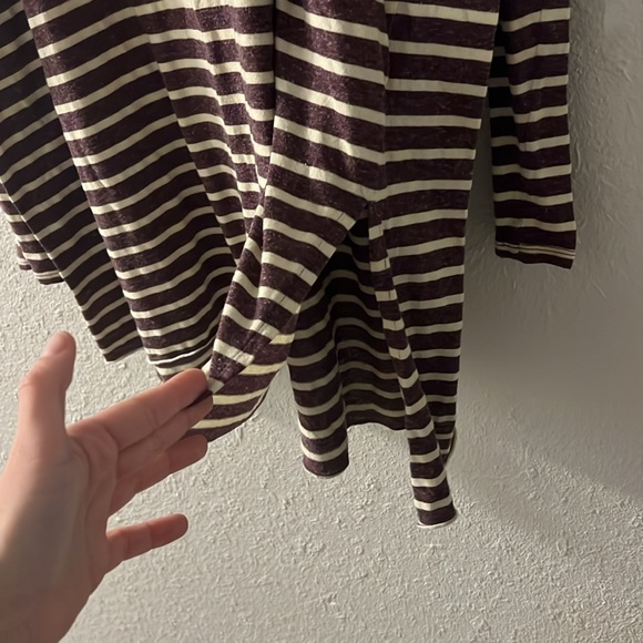 FP Beach Oversized Striped Dolman Sleeve Tunic Top PTP29 I Believe It’s M To XL - Picture 7 of 9